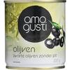 Amogusti Zwarte Olijven Zonder Pit 200 g (200g)